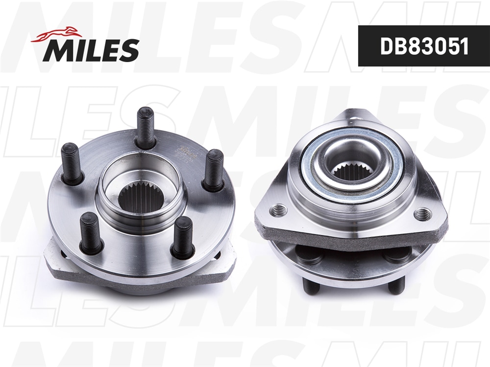 MILES DB83051 Ступица колеса передняя с подшипником CHRYSLER SEBRING/DODGE STRATUS 94-07 (FAG 713670090) DB83051