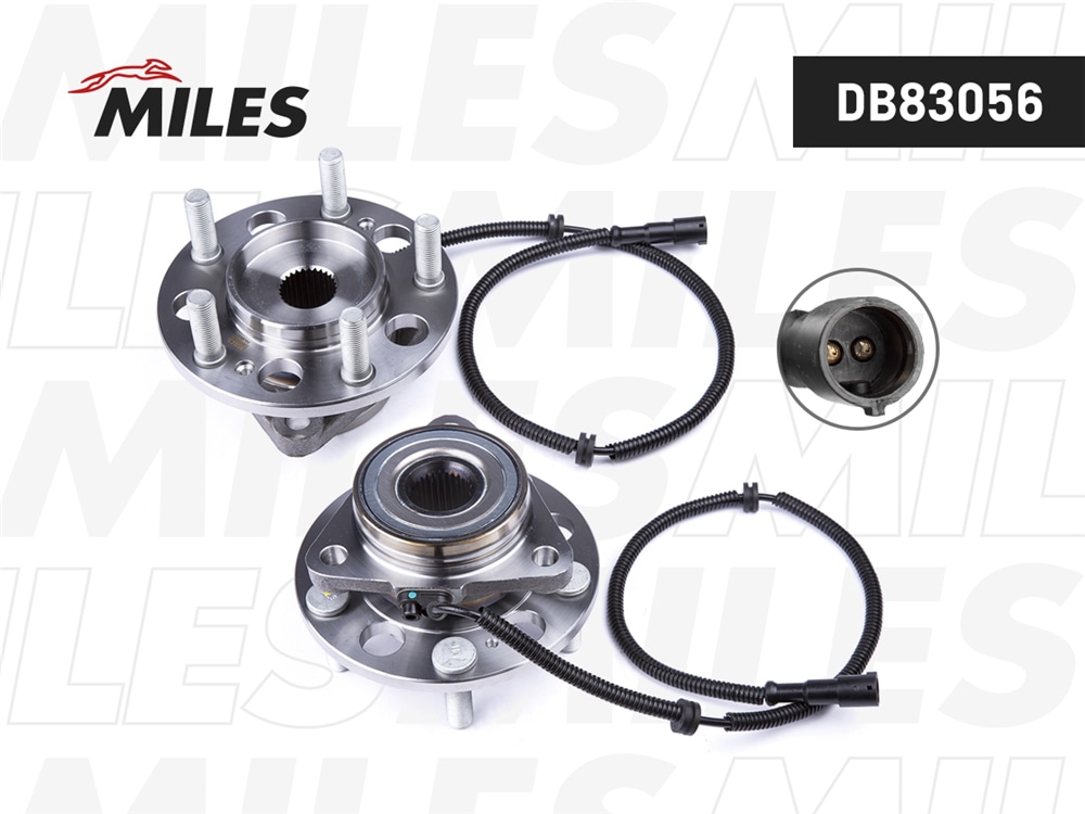 MILES DB83056 Ступица с подшипником SSANGYONG REXTON 02- пер.
