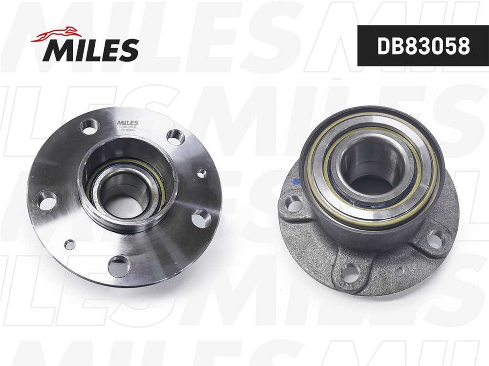 MILES DB83058 Ступица колеса задняя с подшипником CITROEN JUMPER/FIAT DUCATO/PEUGEOT BOXER 06- 1.8-2.0T (SKF VKBA6572) DB83058