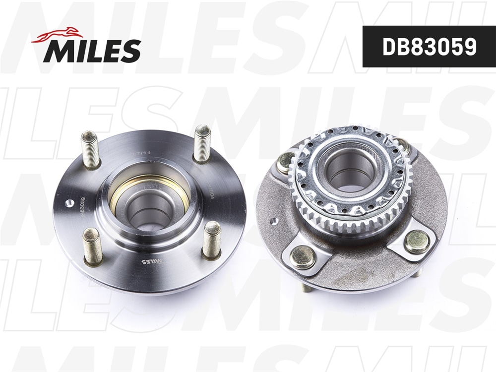 MILES DB83059 Ступица колеса задняя с подшипником HYUNDAI ELANTRA/KIA CERATO 01-09 (SKF VKBA6844) DB83059