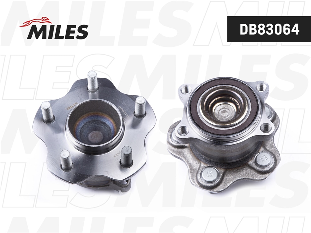 MILES DB83064 Ступица колеса задняя с подшипником NISSAN TEANA J32/MURANO Z51 07- FWD (SKF VKBA7619) DB83064