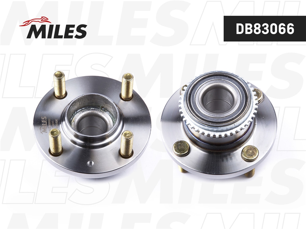 MILES DB83066 Ступица колеса задняя с подшипником (4 отверстия) MITSUBISHI LANCER IX 03-11 DB83066