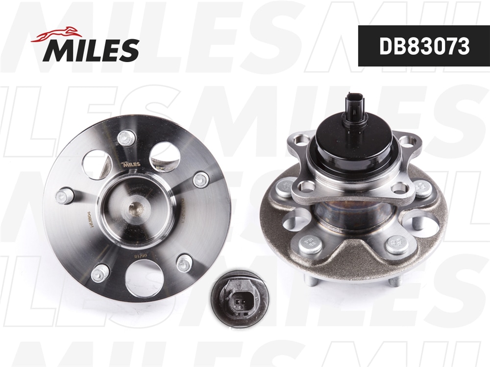 MILES DB83073 Ступица с подшипником TOYOTA AURIS I/COROLLA X 07- зад. +ABS