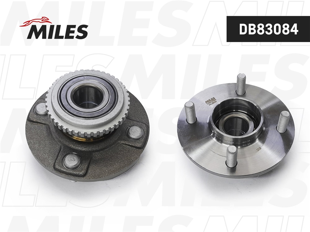 MILES DB83084 Ступица колеса задняя с подшипником с ABS NISSAN PRIMERA P11 96-02 (SKF VKBA3274) DB83084