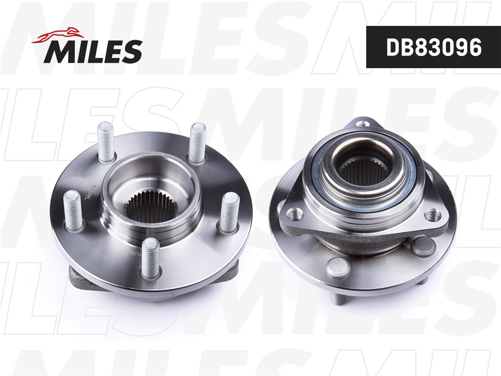MILES DB83096 Ступица колеса передняя с подшипником CHRYSLER 300M/DODGE INTREPID 92-00 (GSP 9333031) DB83096