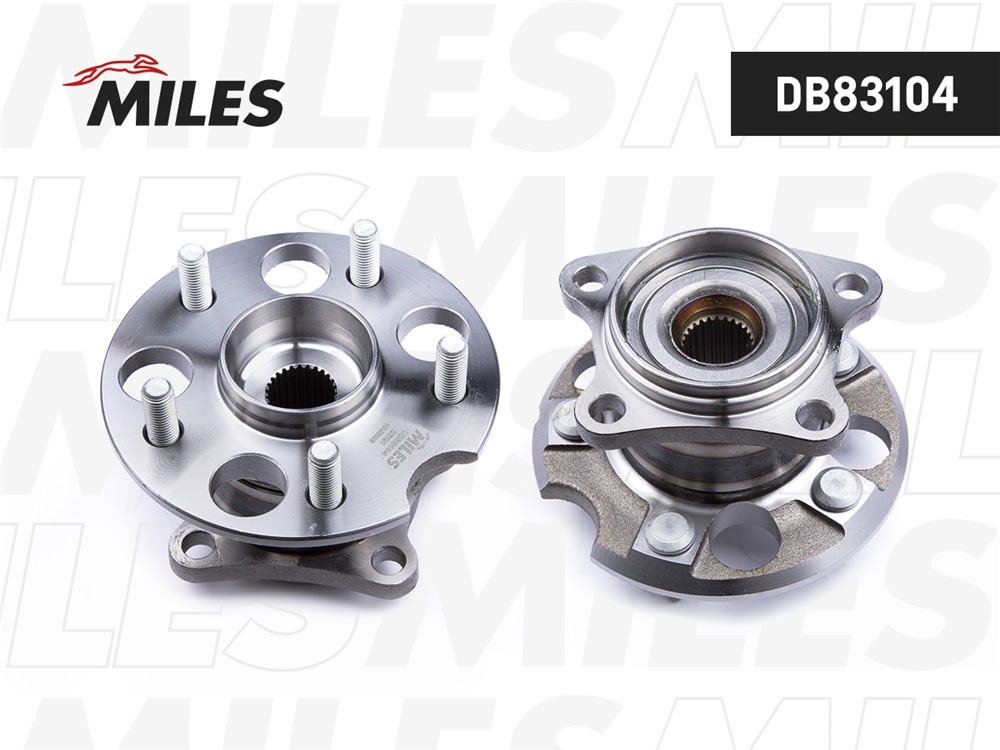 MILES DB83104 Ступица колеса задняя с подшипником LEXUS RX300 03-08 AWD (SKF VKBA6963) DB83104