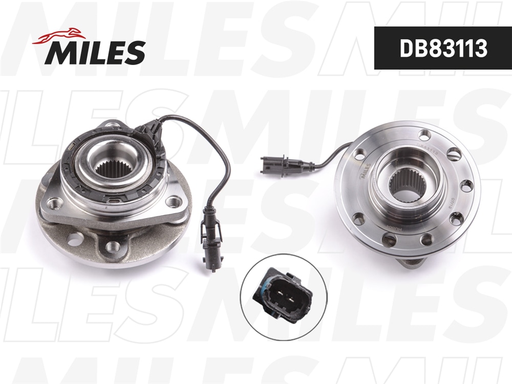 MILES DB83113 Ступица колеса передняя с подшипником OPEL VECTRA C 03- -41999999 -IDS (SKF VKBA3620) DB83113