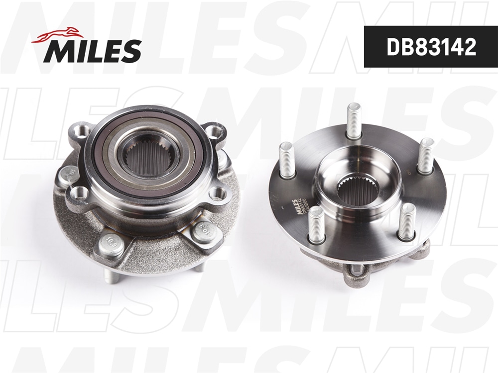 MILES DB83142 Ступица колеса передняя с подшипником MAZDA 6 III/CX-5 11- (SKF VKBA7648) DB83142