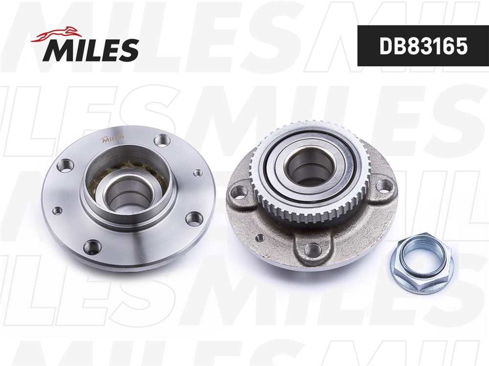 MILES DB83165 Ступица колеса задняя с подшипником с ABS CITROEN XANTIA/PEUGEOT 406 95-04 (SKF VKBA3478) DB83165
