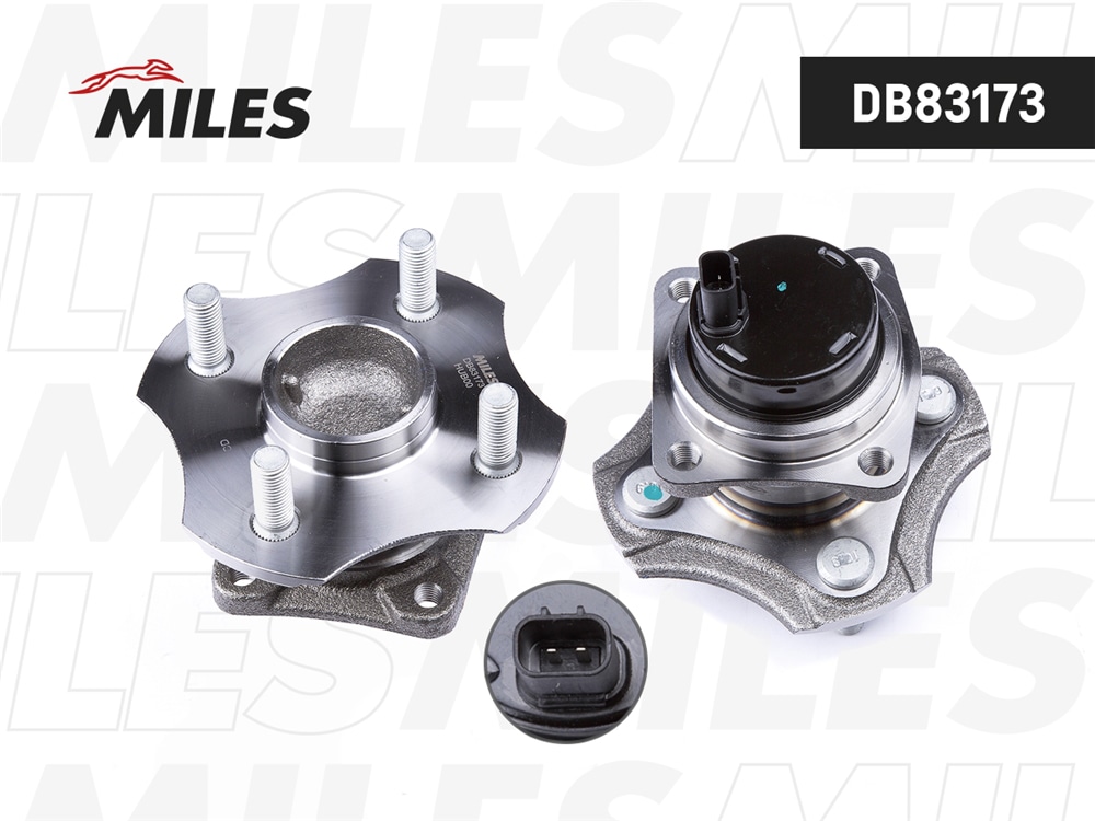 MILES DB83173 Ступица колеса задняя с подшипником TOYOTA COROLLA IX-X E120/150/PRIUS 00-07 (SKF VKBA3975) DB83173