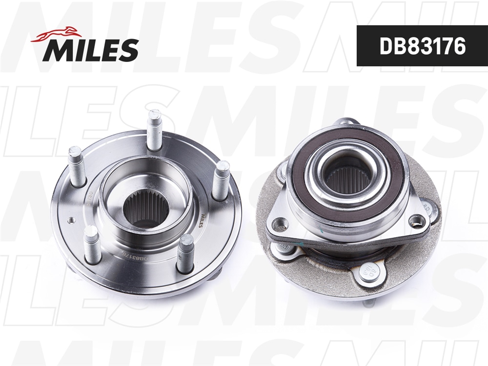 MILES DB83176 Ступица колеса передняя с подшипником OPEL ASTRA J/CHEVROLET CRUZE R16 d115x 09- (SKF VKBA6715) DB83176