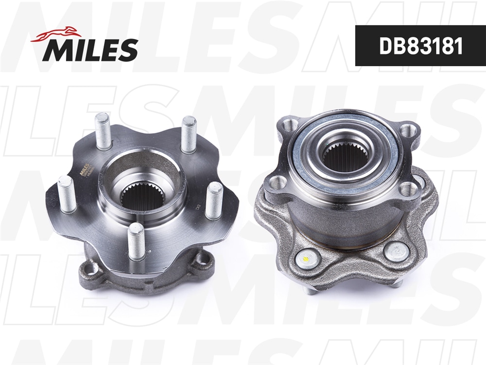 MILES DB83181 Ступица колеса задняя с подшипником INFINITI EX J50/FX S51/G V36/M35/37/45/Q50/QX50/70 05- (SKF VKBA7703) DB83181