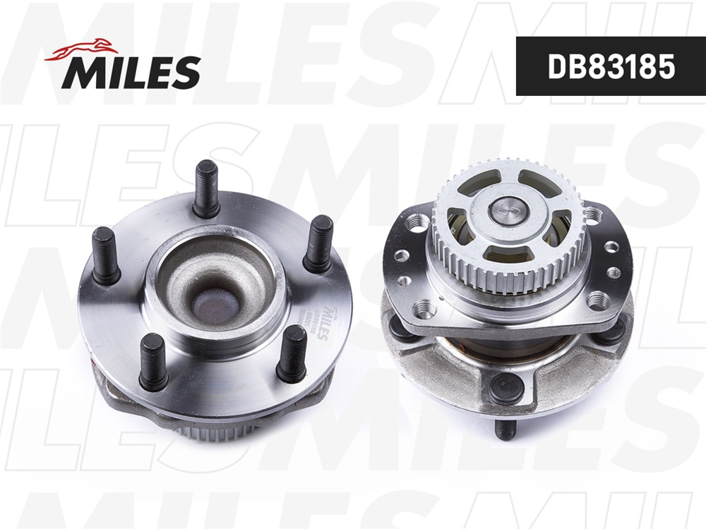 MILES DB83185 Ступица колеса задняя с подшипником CHRYSLER VOYAGER III/DODGE CARAVAN III 95-01 15-17 (SNR R186.09) DB83185