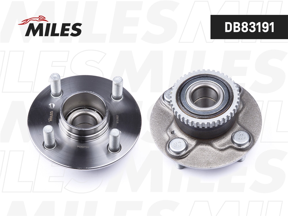 MILES DB83191 Ступица колеса задняя с подшипником с ABS SUZUKI BALENO/LIANA 95- (SKF VKBA6980) DB83191