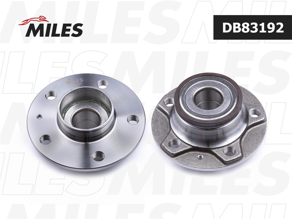 MILES DB83192 Ступица колеса задняя с подшипником AUDI A4 IV/A5/A6 IV 07- (SKF VKBA6650) DB83192