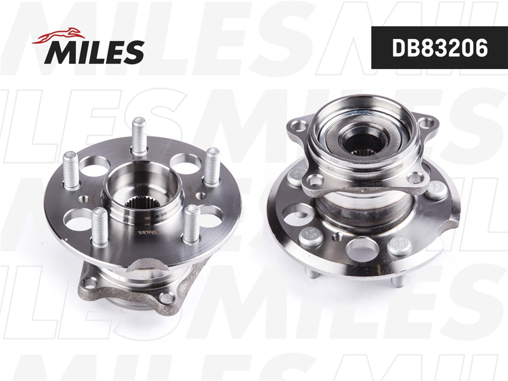 MILES DB83206 Ступица колеса задняя с подшипником TOYOTA RAV 4 II 00-05 (SKF VKBA6824) DB83206