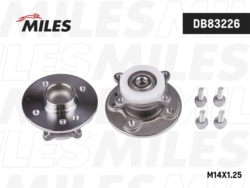 MILES DB83226 Ступица колеса задняя с подшипником MINI ONE/COOPER/CLUBMAN 06- (FAG 713 6494 40) DB83226