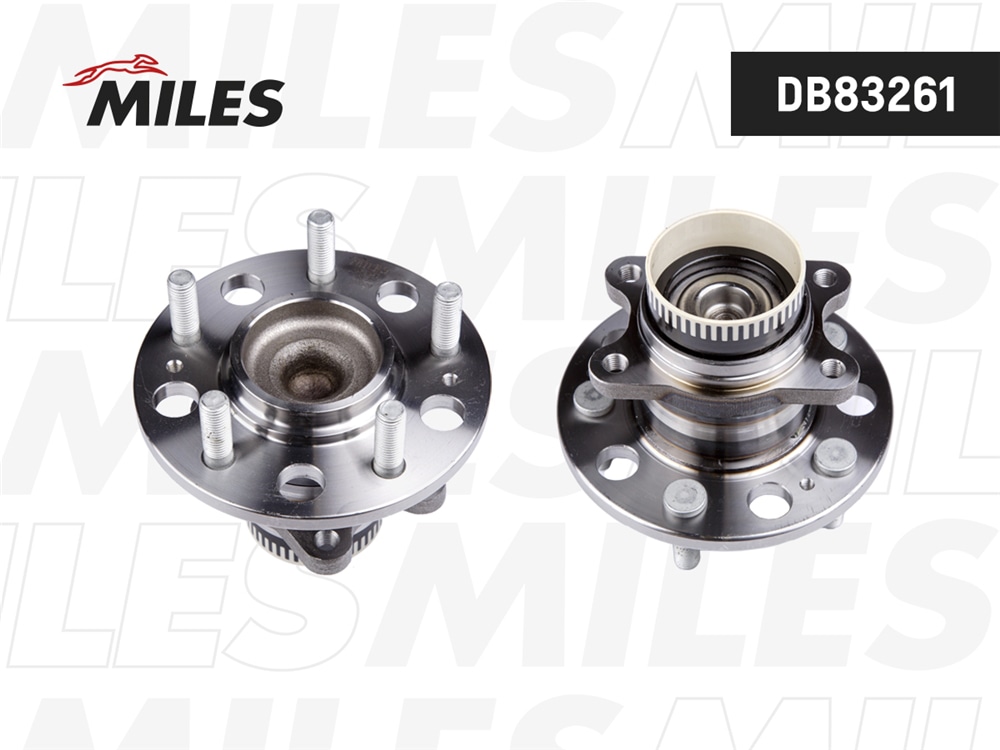 MILES DB83261 Ступица задняя с подшипником HYUNDAI IX35/I40/KIA SPORTAGE III/CARENS II-III 05- DB83261