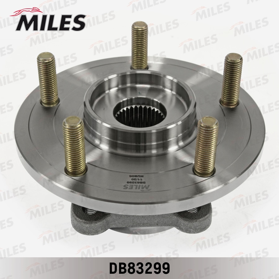 MILES DB83299 Ступица колеса передняя с подшипником DODGE JOURNEY/FIAT FREEMONT 08- DB83299