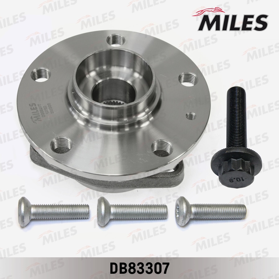 MILES DB83307 Ступица колеса передняя с подшипником AUDI A3 III/SKODA OCTAVIA III/VW GOLF VII 12- (SKF VKBA 7011) DB83307