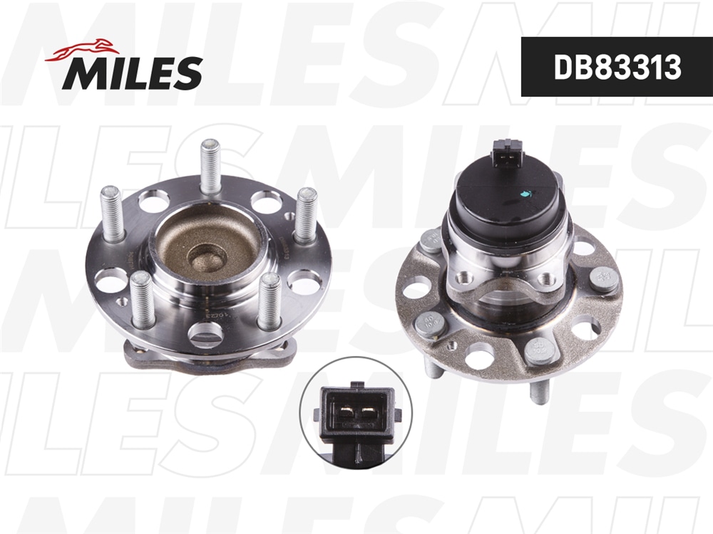 MILES DB83313 Ступица заднего колеса в сборе Hyundai Creta (GS) 2WD DB83313
