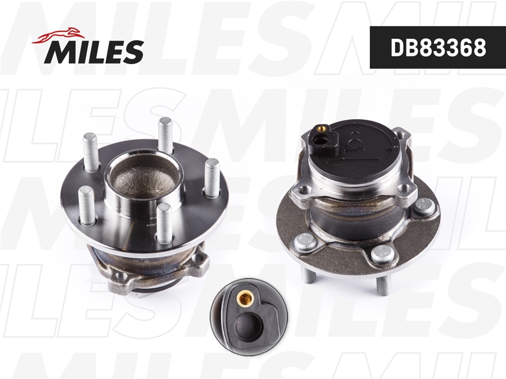 MILES DB83368 Ступица колеса задняя с подшипником (под датчик ABS) FORD FOCUS II/C-MAX 03- (DB83168DB83368) (SKF VKBA 3661) DB83368