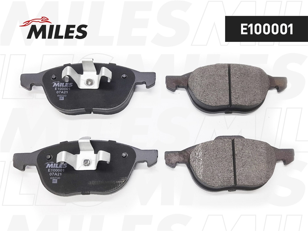 MILES E100001 Колодки тормозные дисковые передние