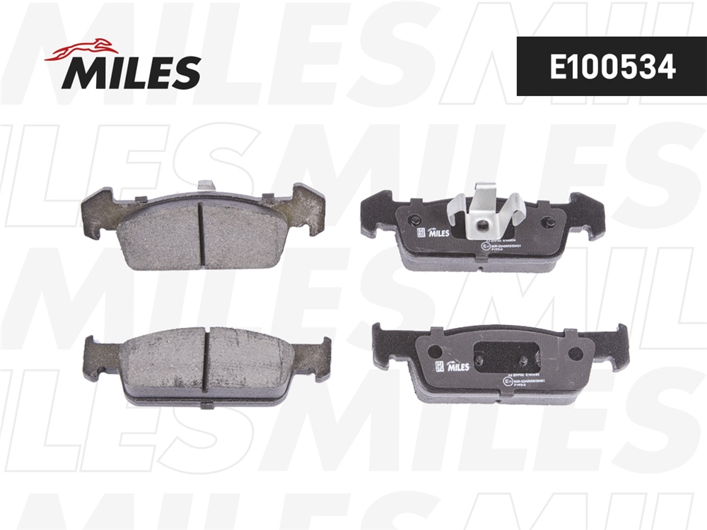 MILES E100534 Колодки тормозные дисковые передние