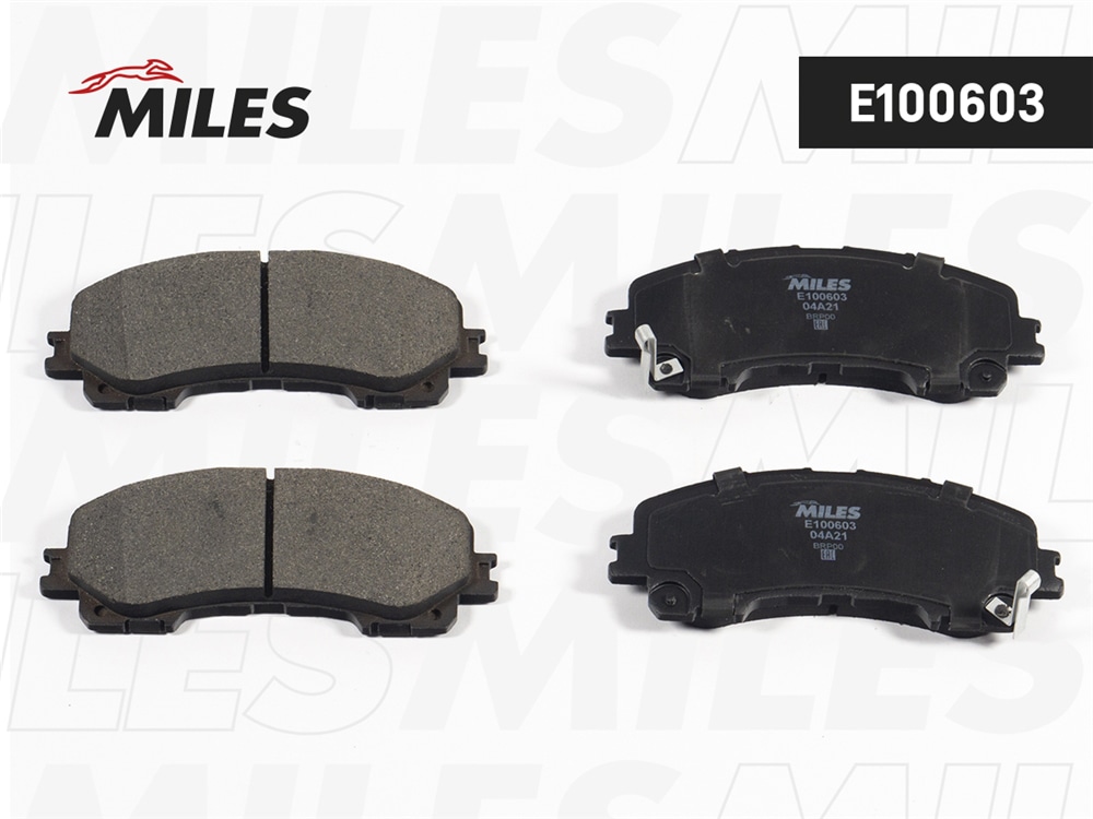 MILES E100603 Колодки тормозные дисковые передние