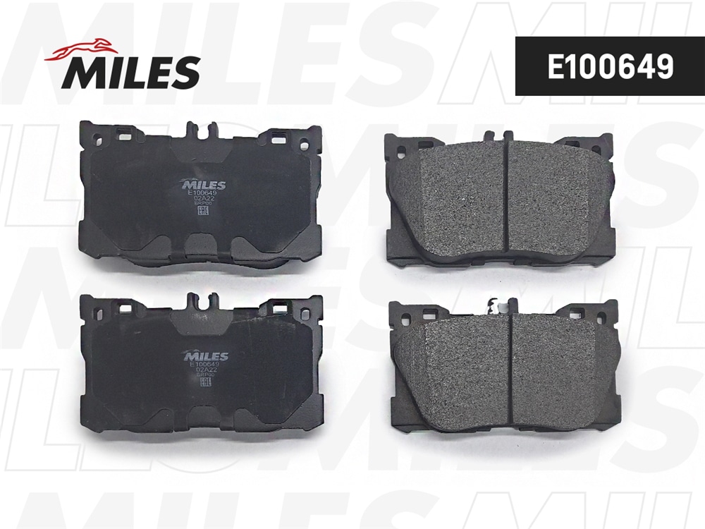 MILES E100649 Колодки тормозные MB W205/W213/GLC (X253/C253) 15- пер. SemiMetallic