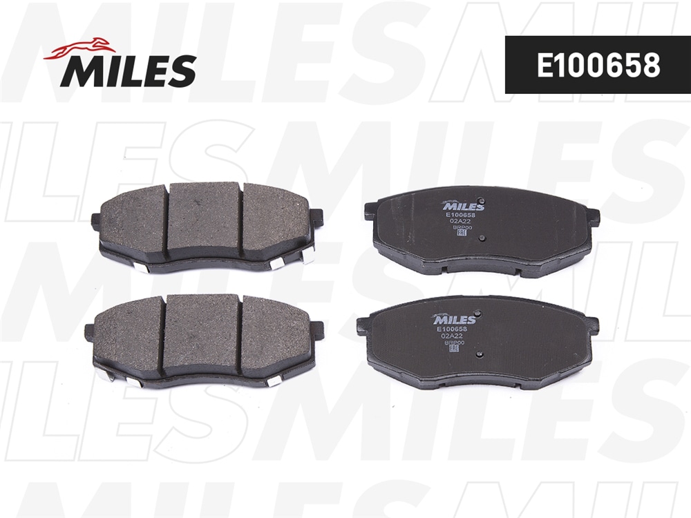 MILES E100658 Колодки тормозные дисковые передние