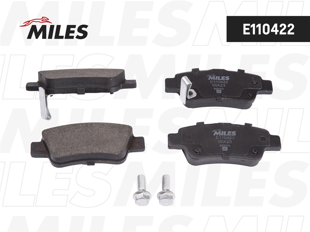 MILES E110422 Колодки тормозные HONDA CR-V III 07- зад. SemiMetallic