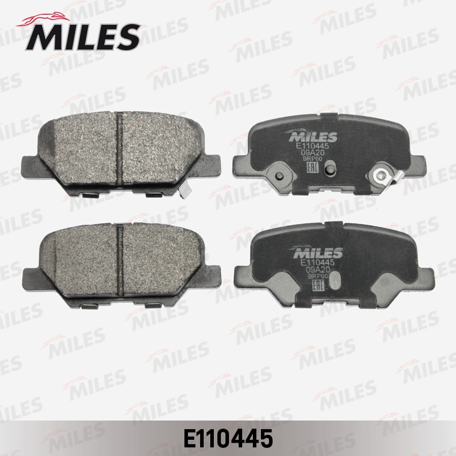 MILES E110445 Колодки тормозные задние (Смесь Semi-Metallic) MAZDA 6 12-/MITSUBISHI OUTLANDER 12- (TRW GDB3583) E110445
