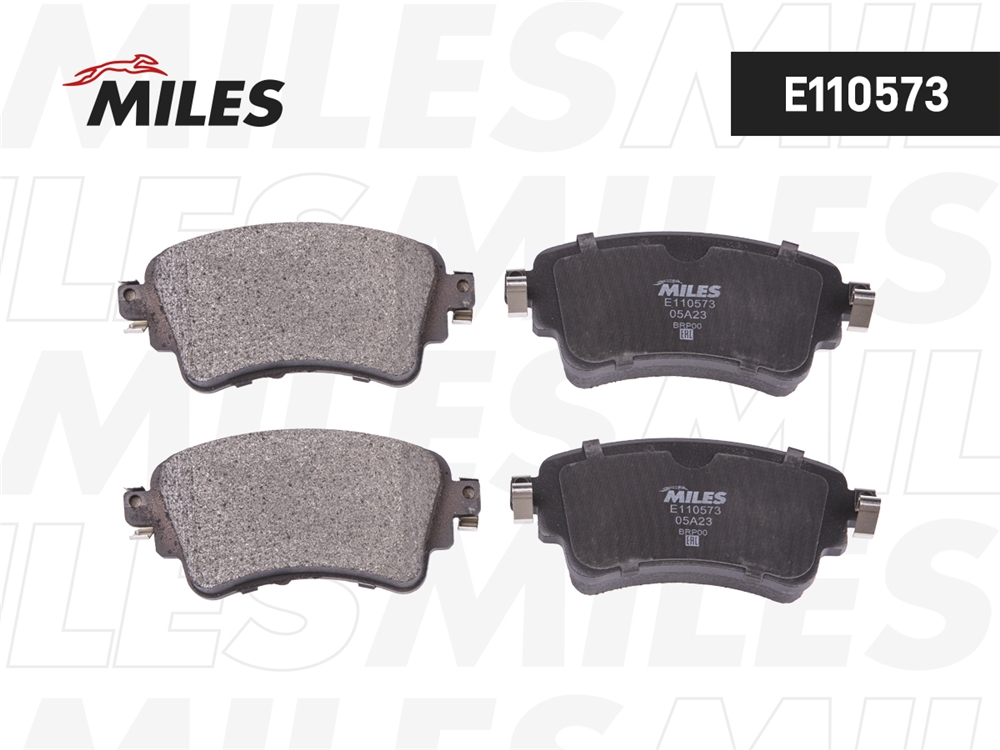 MILES E110573 Колодки тормозные AUDI A4/Q7 15- зад. SemiMetallic