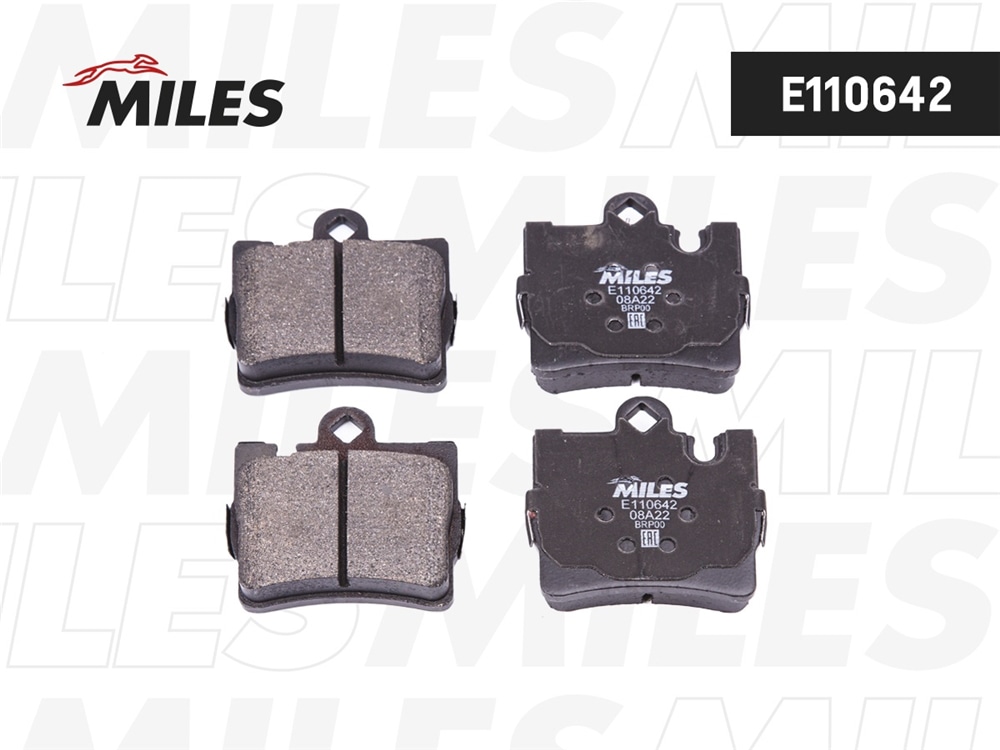 MILES E110642 Колодки тормозные MB W220 S320-S600 98-05/C215 AMG зад. SemiMetallic