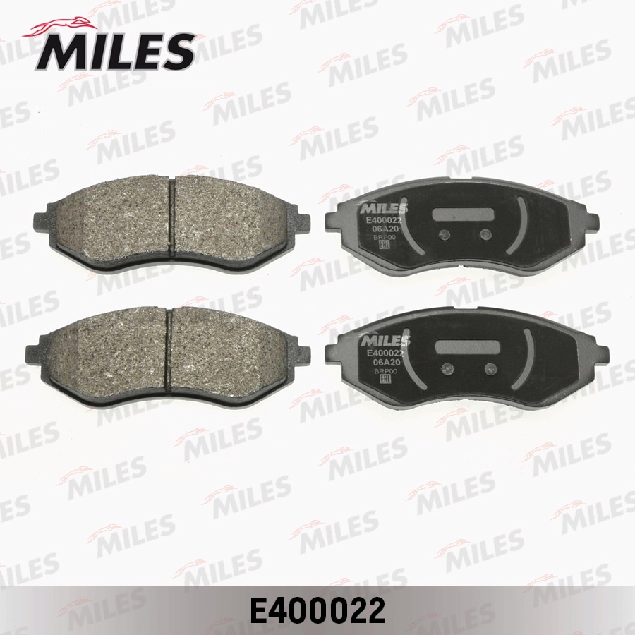 MILES E400022 Колодки тормозные дисковые передние