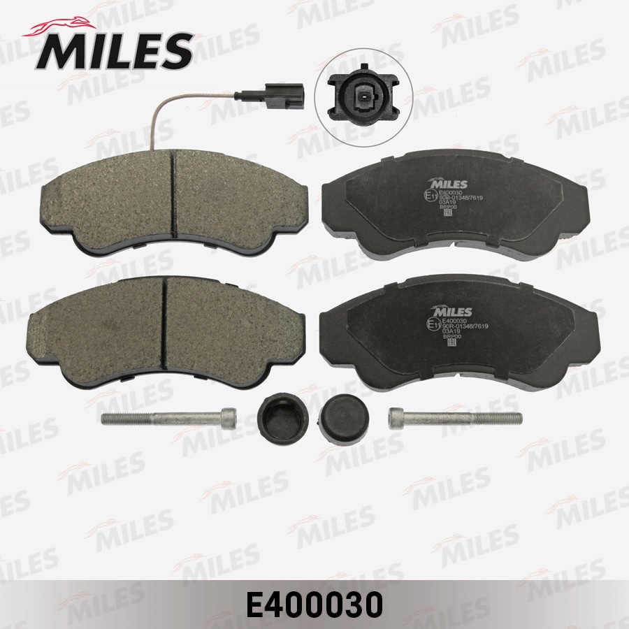 MILES E400030 Колодки тормозные дисковые передние