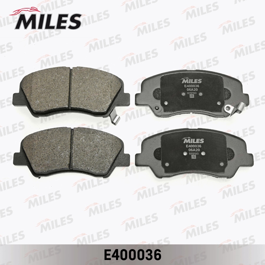 MILES E400036 Колодки тормозные передние