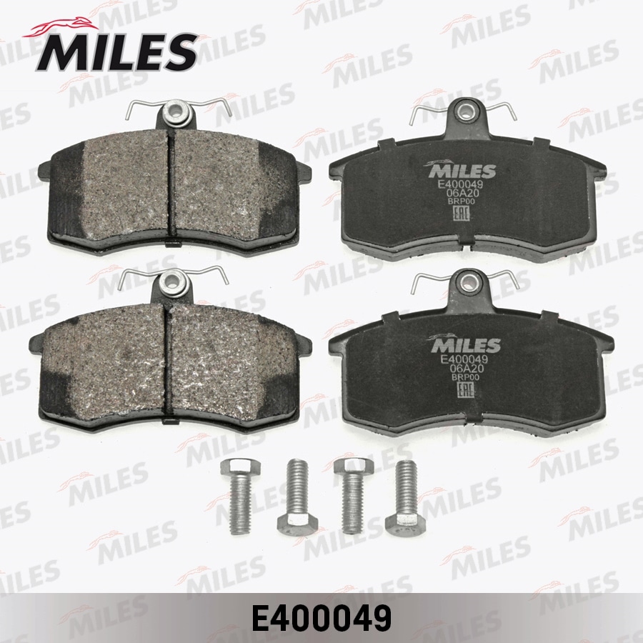 MILES E400049 Колодки тормозные ВАЗ 2108/2109/21099 пер. LowMetallic