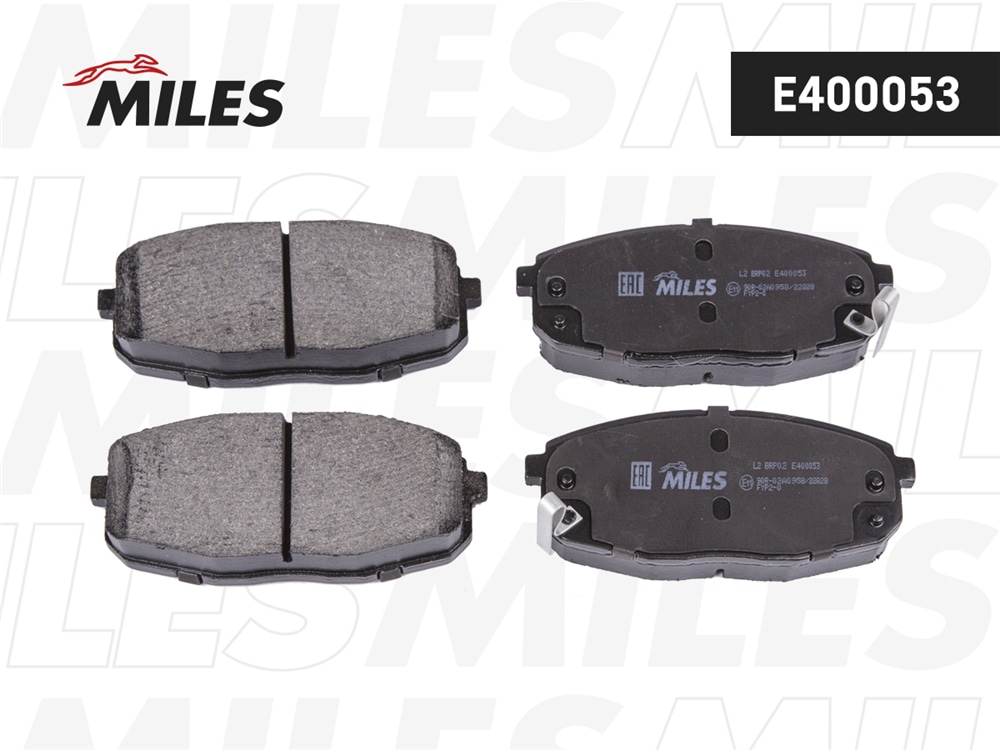 MILES E400053 Колодки тормозные передние
