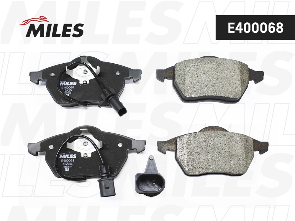 MILES E400068 Колодки тормозные AUDI A4/A6/VW PASSAT 97- пер. LowMetallic
