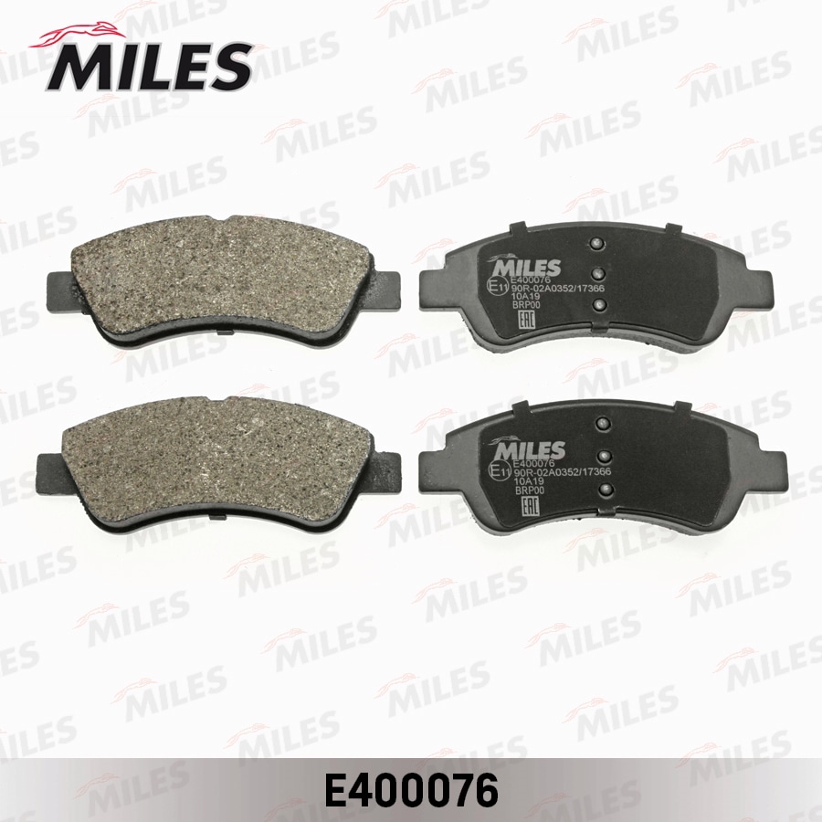 MILES E400076 Колодки тормозные CITROEN C4 03-/PEUGEOT 307/PARTNER -ESP пер. LowMetallic