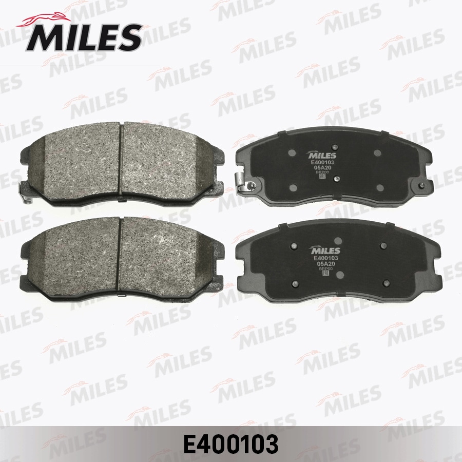 MILES E400103 Колодки тормозные CHEVROLET CAPTIVA/OPEL ANTARA 07- пер. LowMetallic