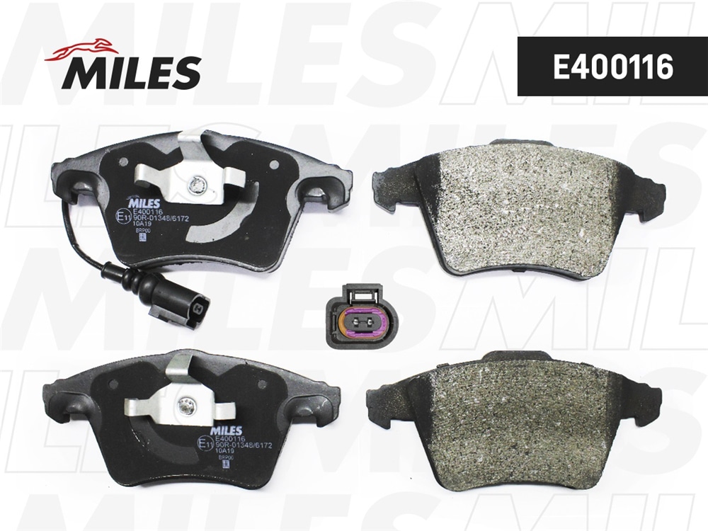 MILES E400116 Колодки тормозные дисковые передние