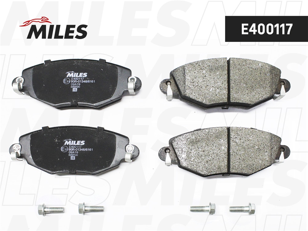 MILES E400117 Колодки тормозные дисковые передние