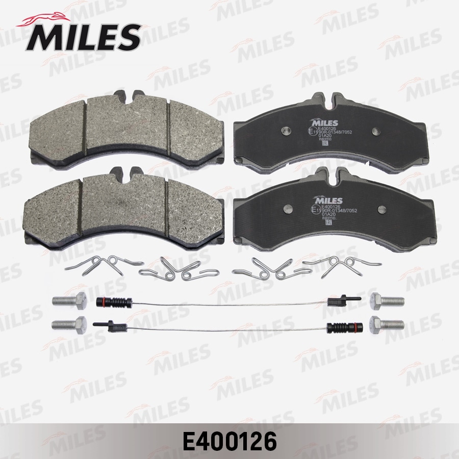 MILES E400126 Колодки тормозные MB SPRINTER (901-904)/VW LT 96-06 пер/зад. LowMetallic