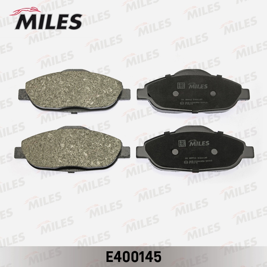 MILES E400145 Колодки тормозные дисковые передние