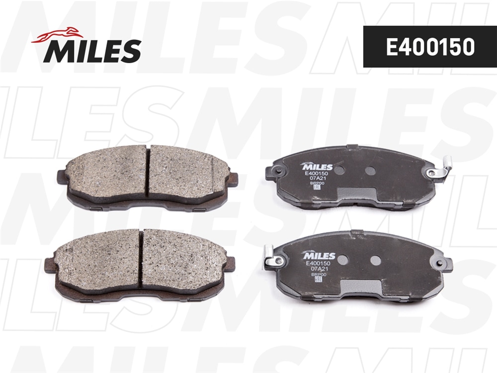 MILES E400150 Колодки тормозные NISSAN JUKE/MAXIMA/TEANA/TIIDA/SUZUKI SX4 пер.с инд.из. LowMetallic