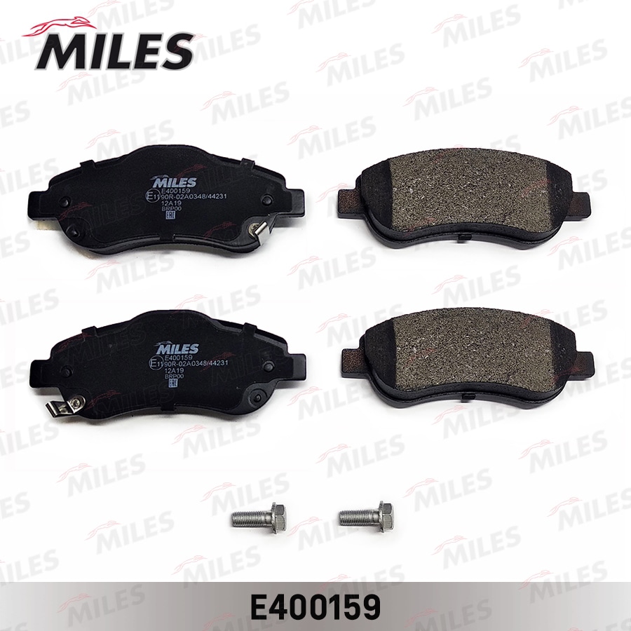 MILES E400159 Колодки тормозные передние (Смесь Low-Metallic) HONDA CR-V III 07- (TRW GDB3445) E400159