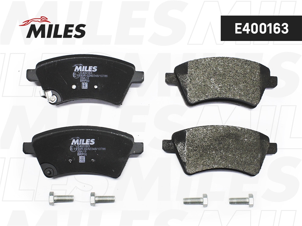 MILES E400163 Колодки тормозные SUZUKI SX4 06- (Венгерская сборка) пер. LowMetallic
